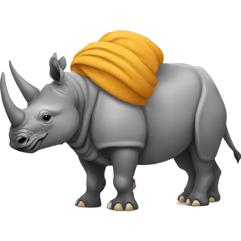 Sikh one horned rhino  emoji