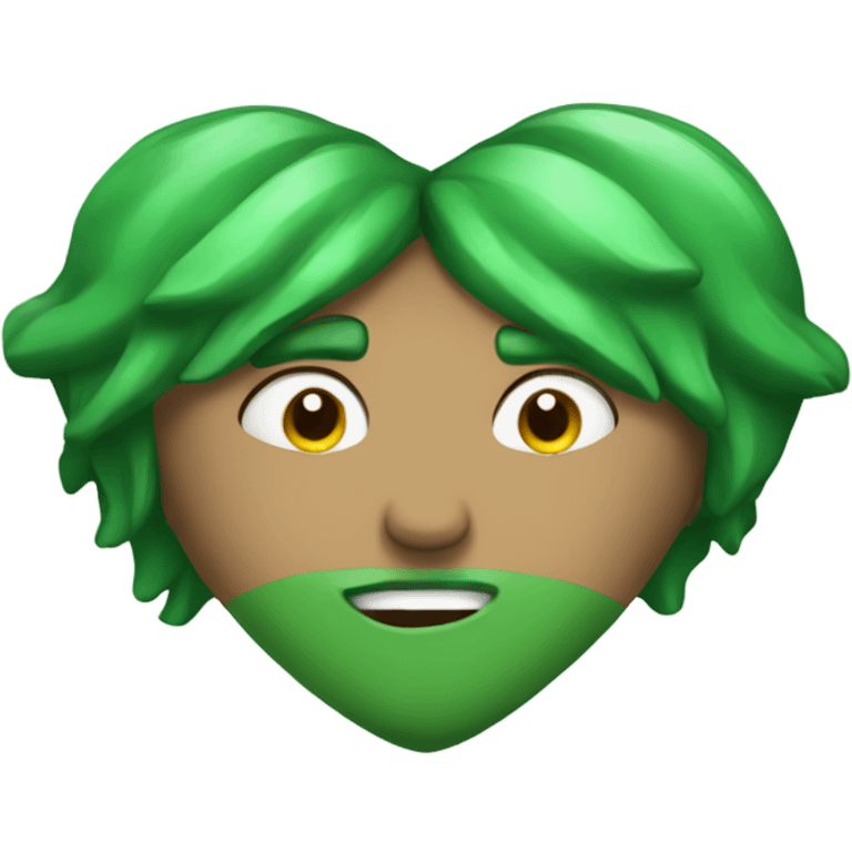 Corazón verde emoji