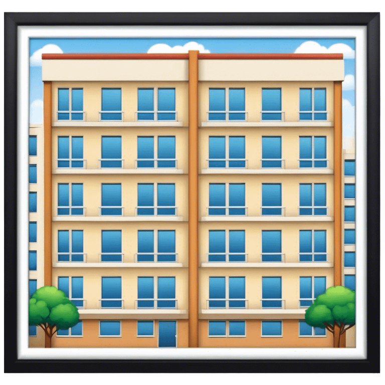 apartment block emoji