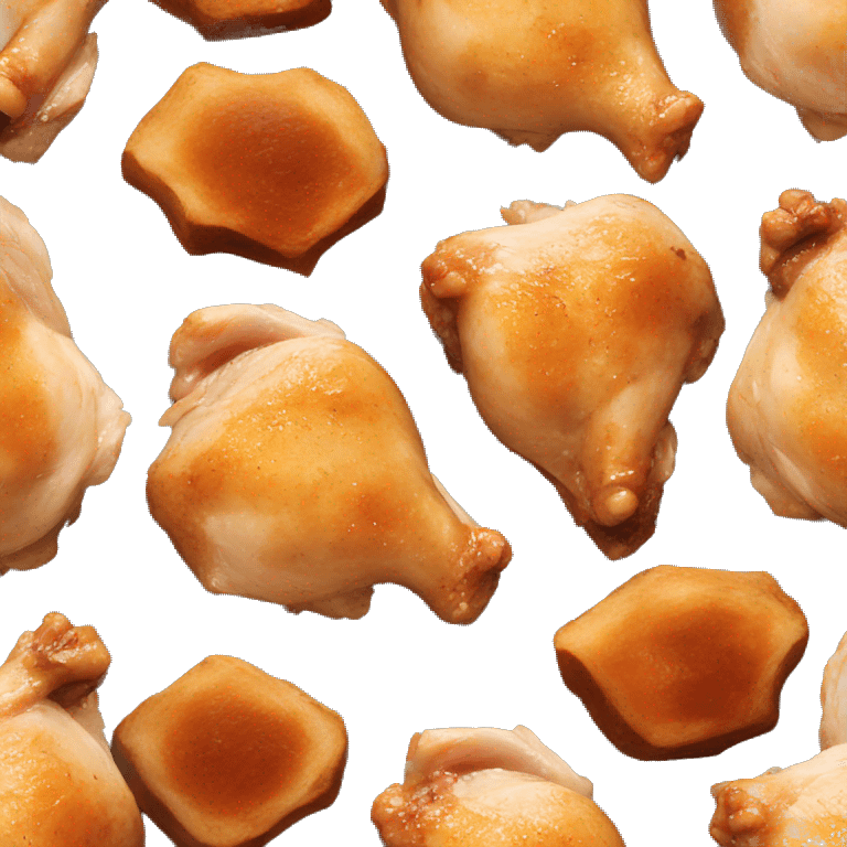 cooked chicken thighs emoji