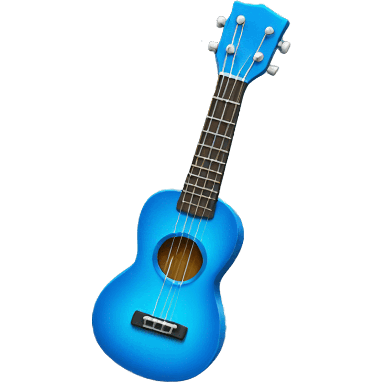 blue ukulele emoji