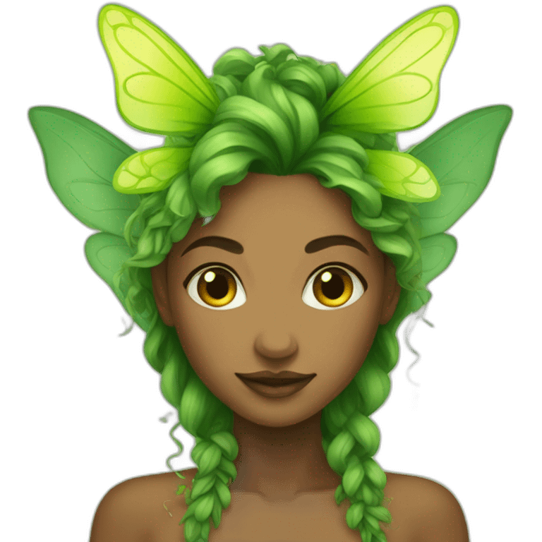 Mother Nature fairy emoji