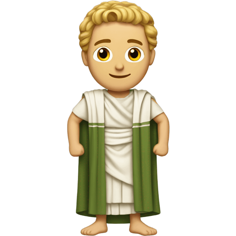 Scott McCarthy wearing a toga  emoji