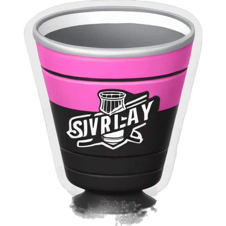 Pink Stanley cup emoji