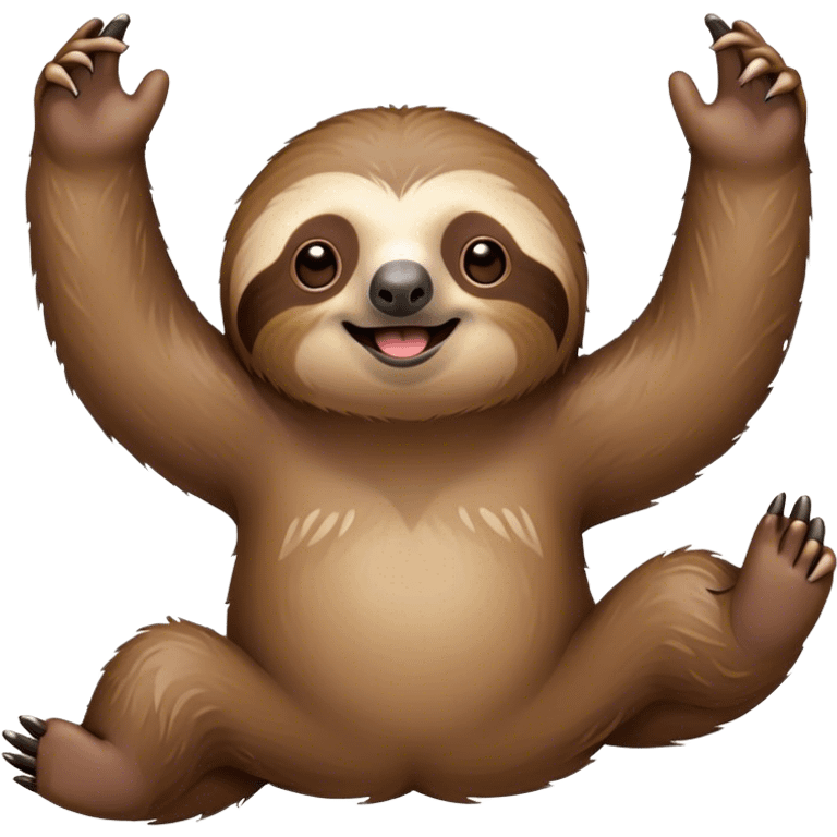 a sloth saying "whoa" emoji