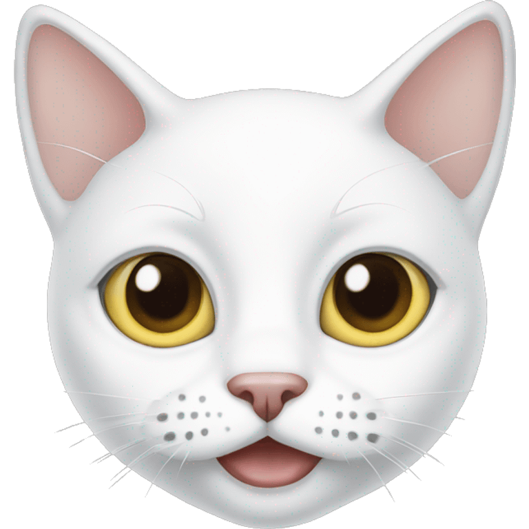 White cat emoji