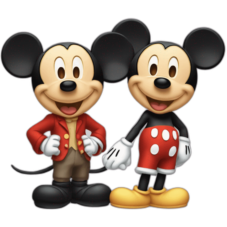 mickey et minie se monte dessus emoji