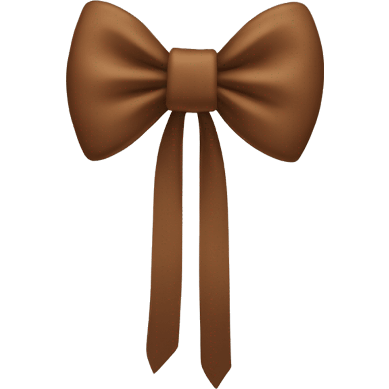 brown bow emoji