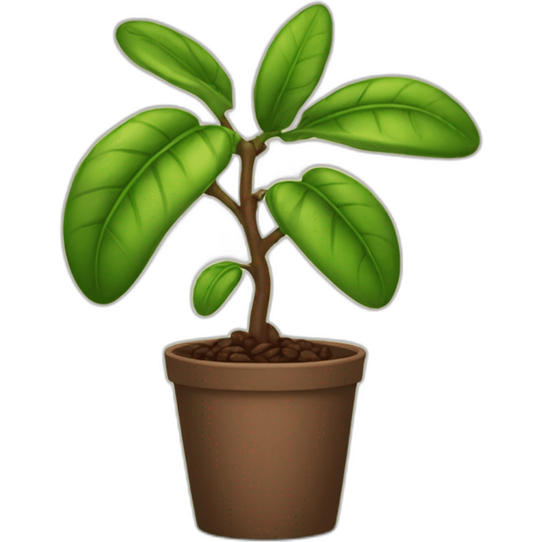 Coffee plant  emoji