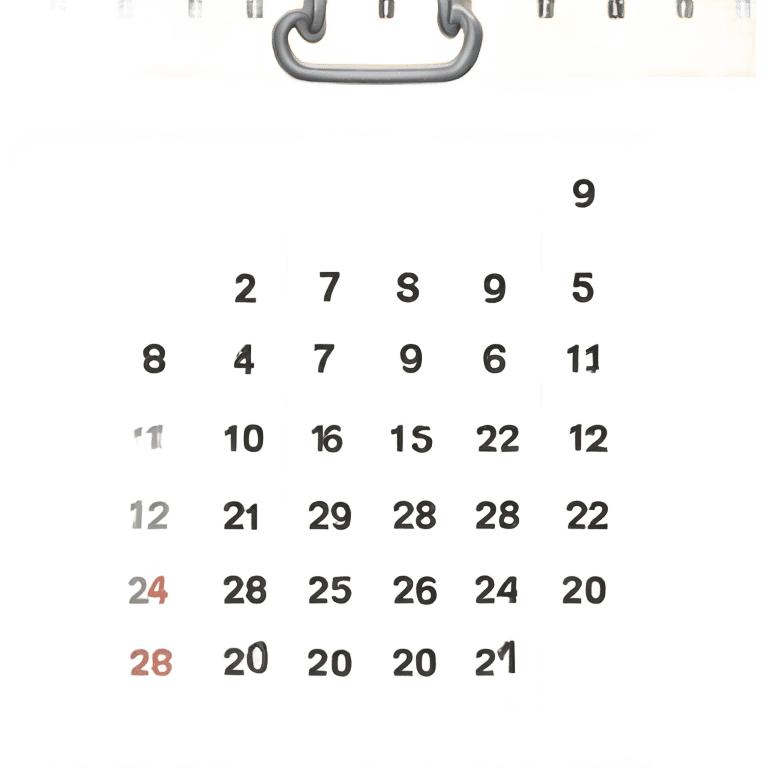 single date calendar for 19 enero emoji