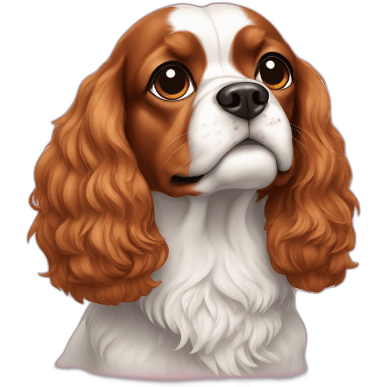 Cavalier dog emoji