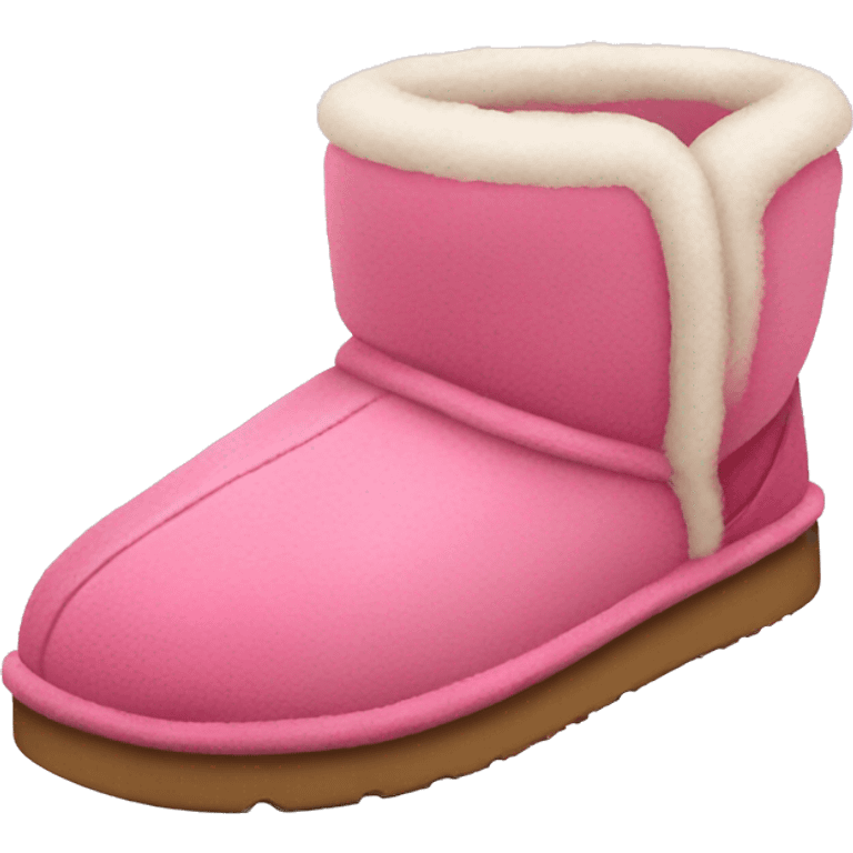 pink ugg slippers emoji