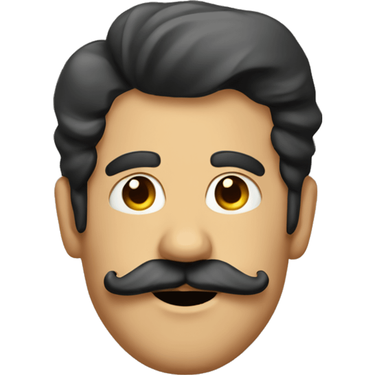 Man handlebar moustache  emoji