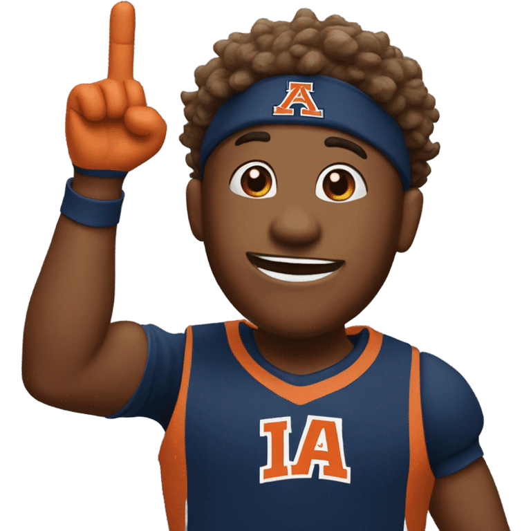 Auburn University basketball fan emoji