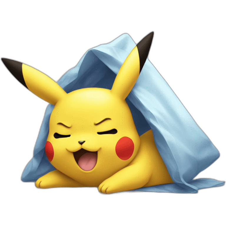 Pikachu qui dort emoji