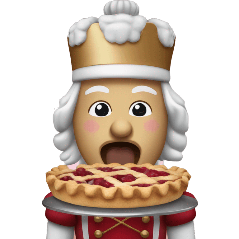 Nutcracker eating pie  emoji