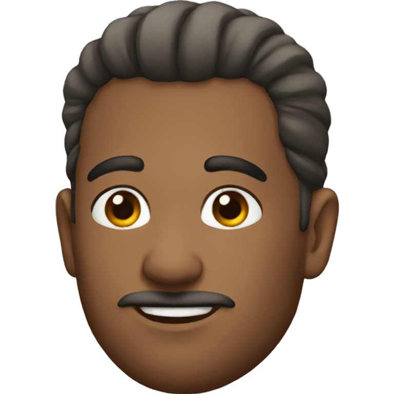 colonial man in bun emoji