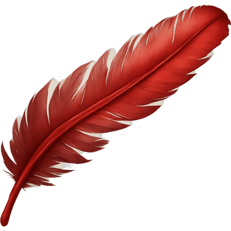 feather red ink emoji