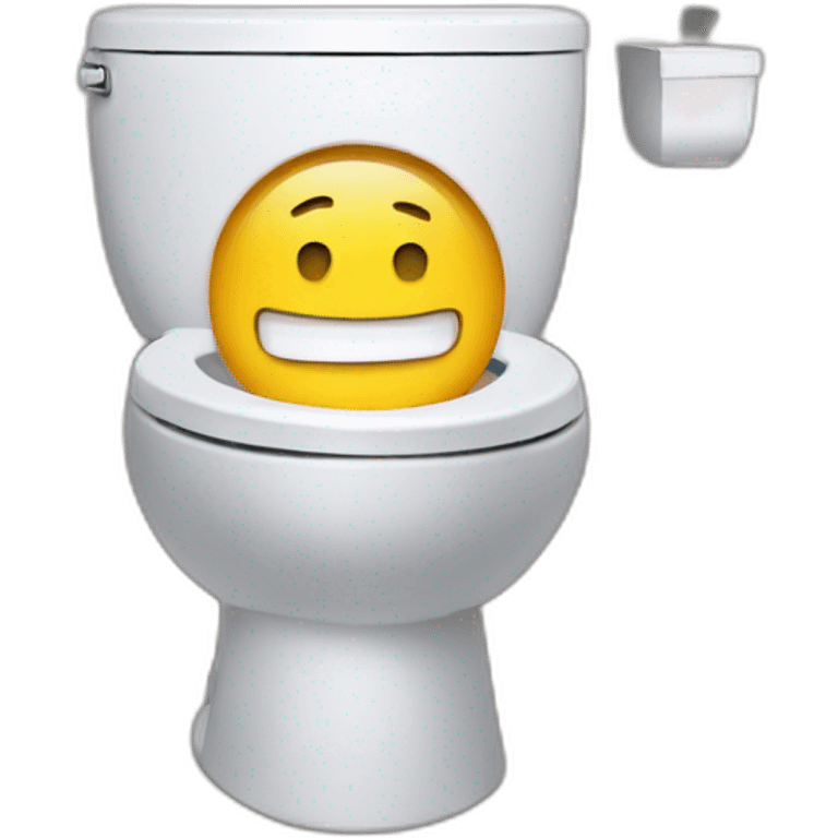 Macron au toilet emoji