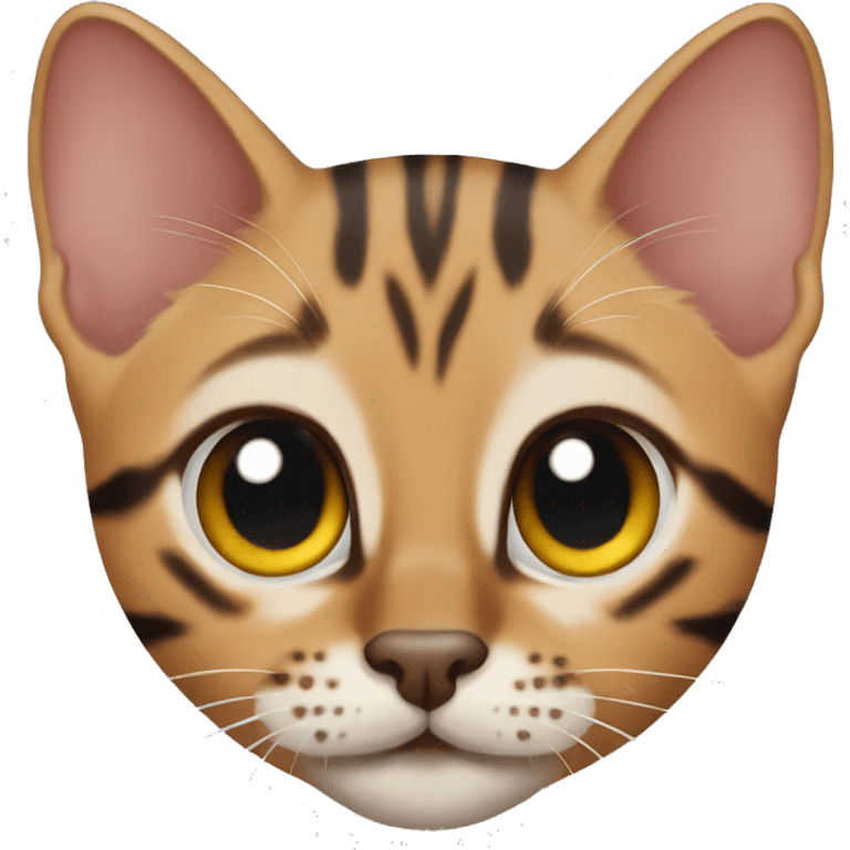 Bengal kitten emoji