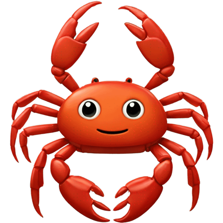 Red crab with legos emoji