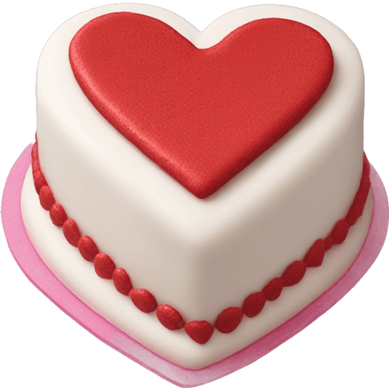 heart shaped cake  emoji