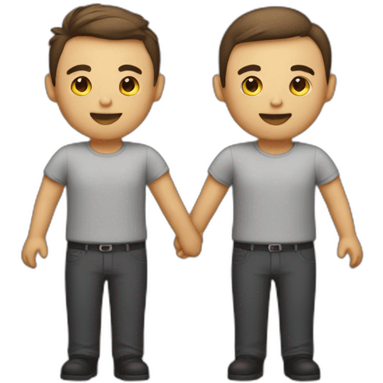 Couple gay homme  emoji