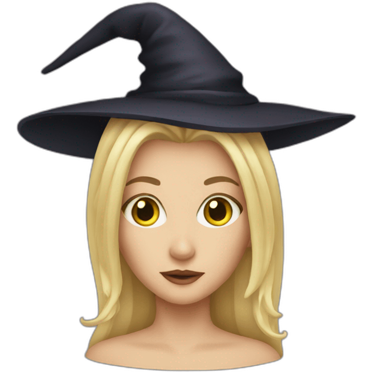 Blonde witch emoji