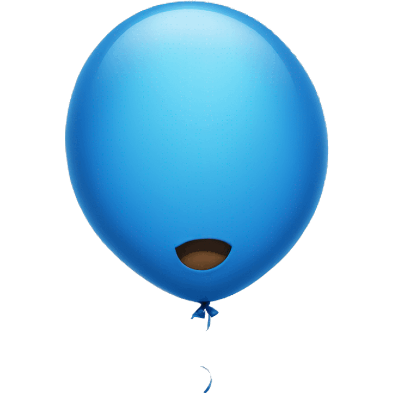 Blue balloon emoji