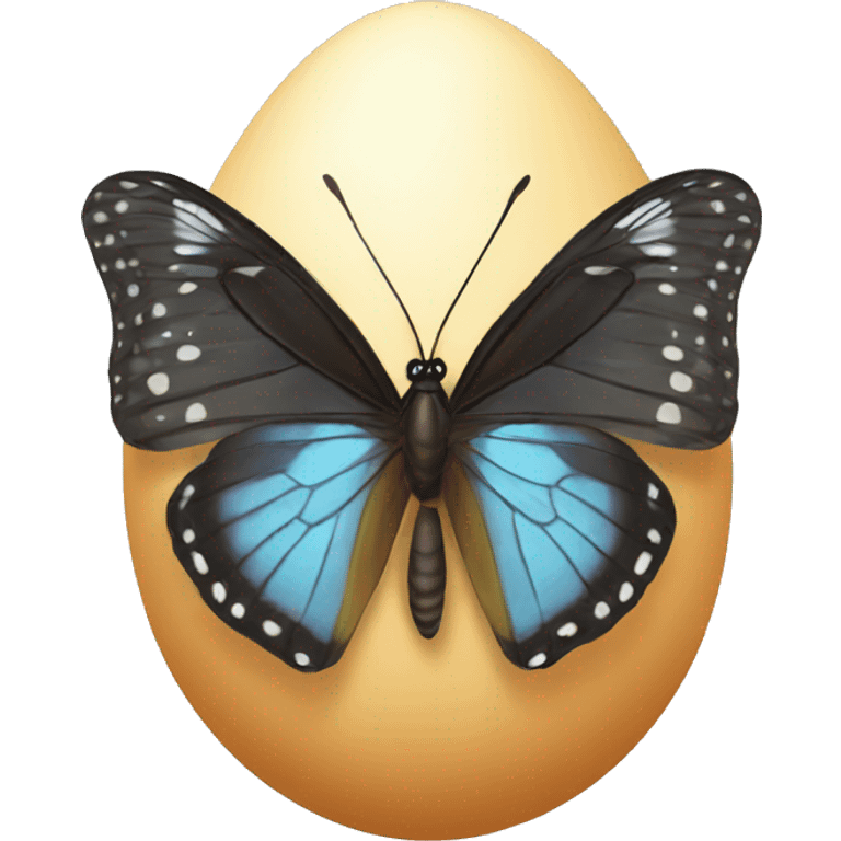 egg butterfly emoji