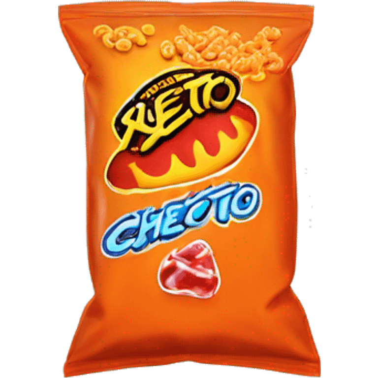 Xxtra hot Hot Cheetos bag  emoji