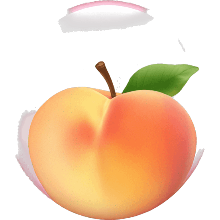 Bubble with peach inside  emoji