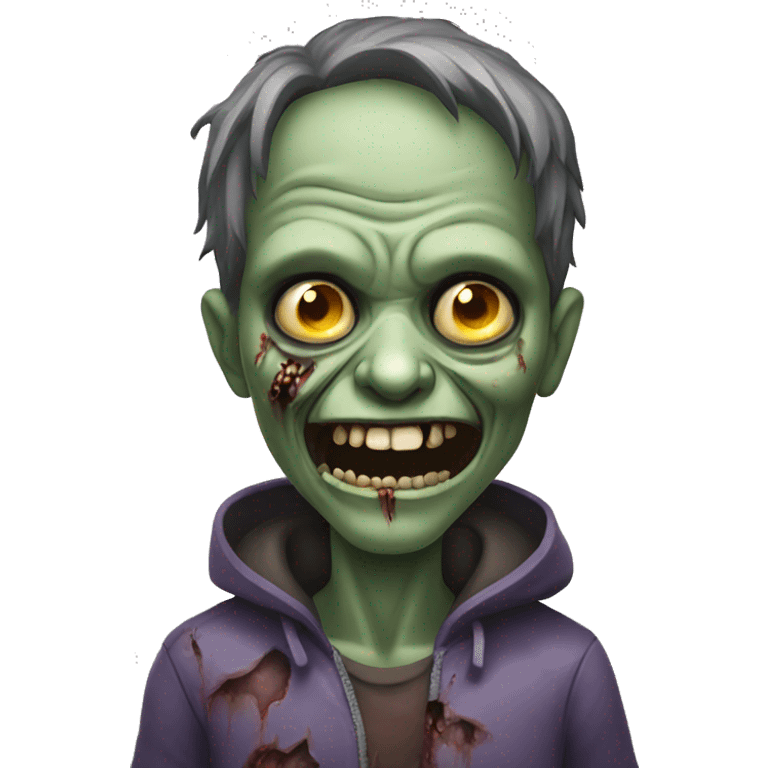 smiling zombie emoji