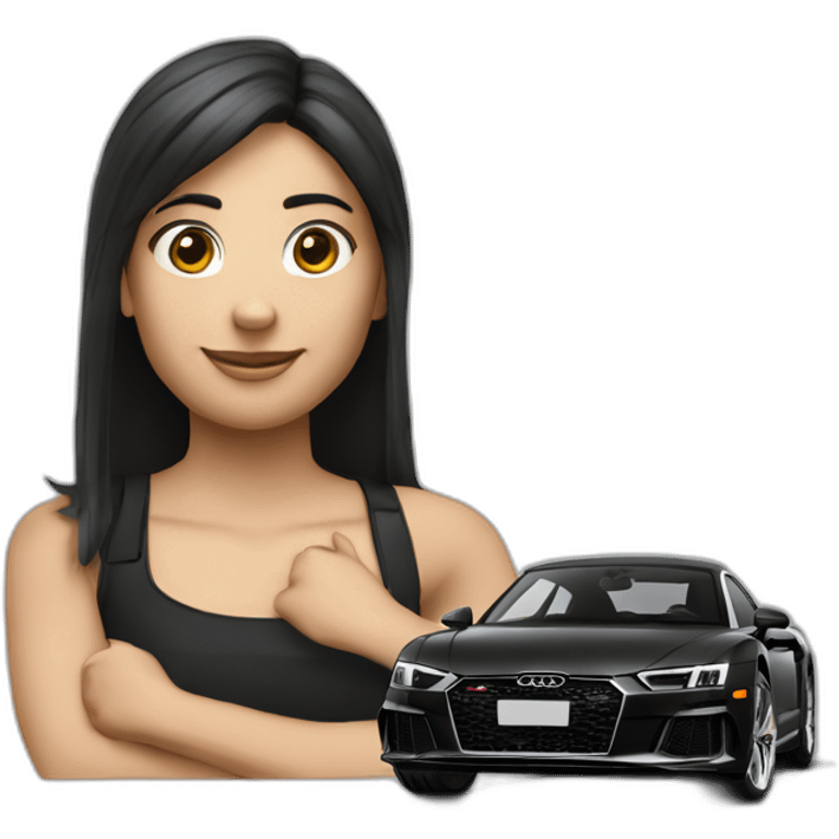 Audi r6 2023 black emoji