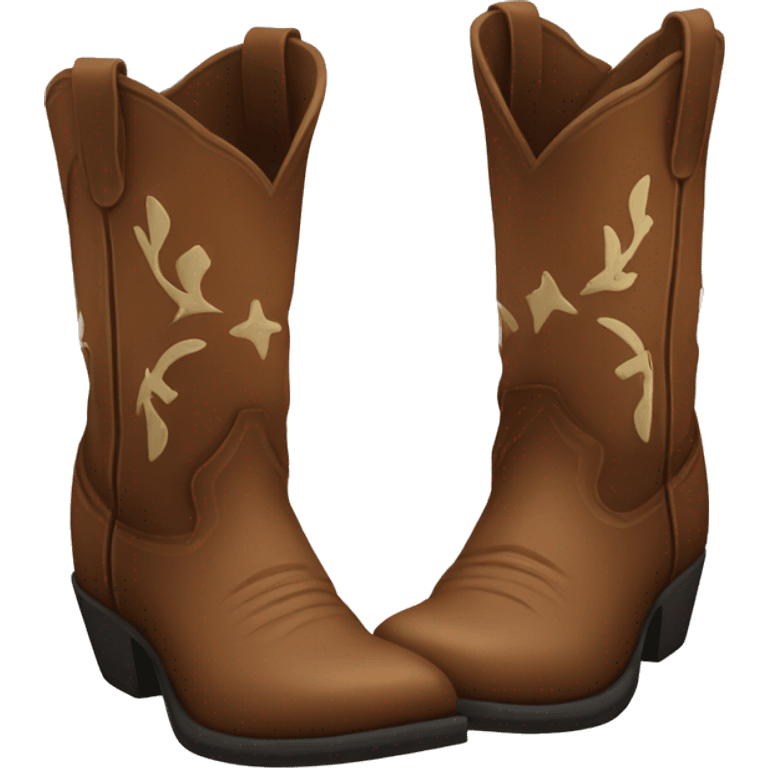 Cowboy boots emoji