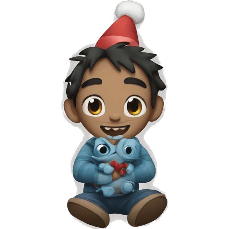 Stitch Christmas  emoji