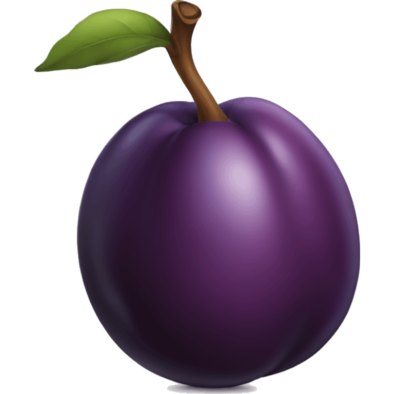 Plum emoji