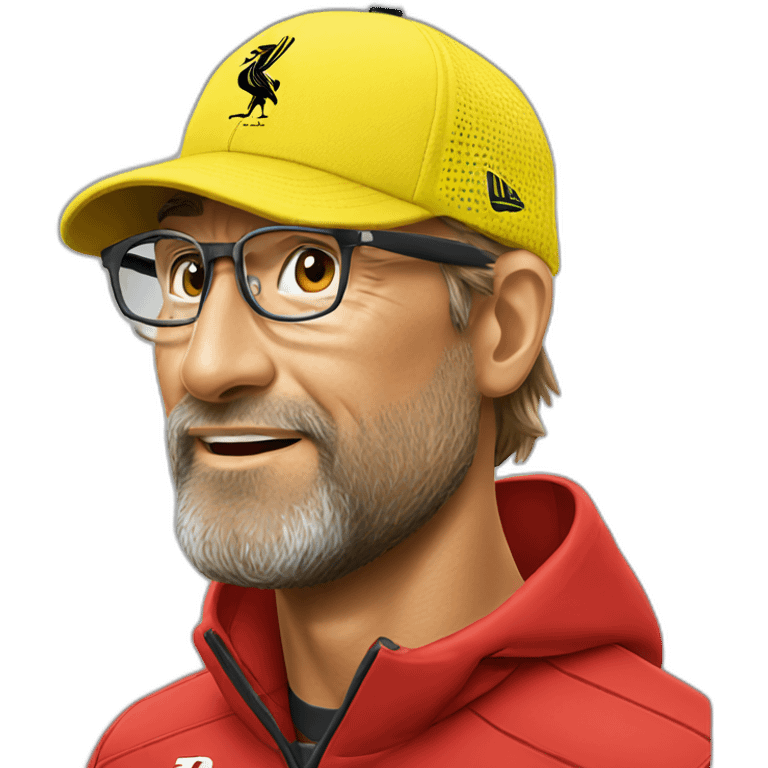 jurgen klopp wearing a cap emoji