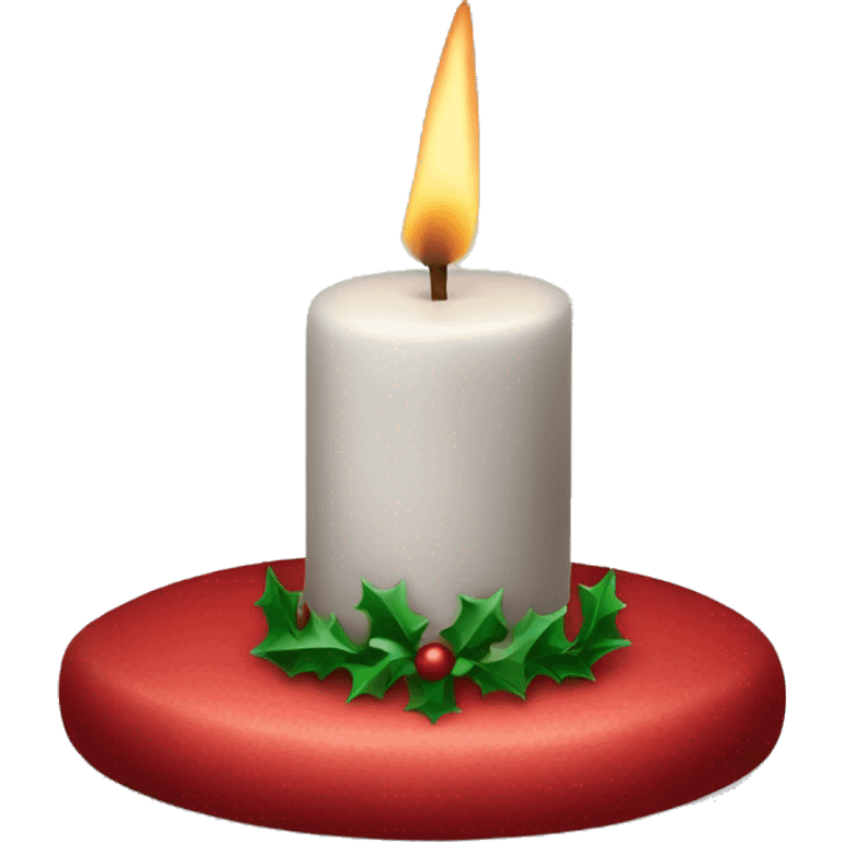 Christmas candle emoji