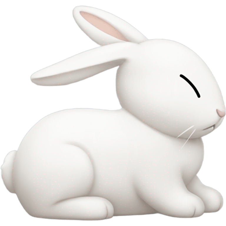 Slepping miffy emoji