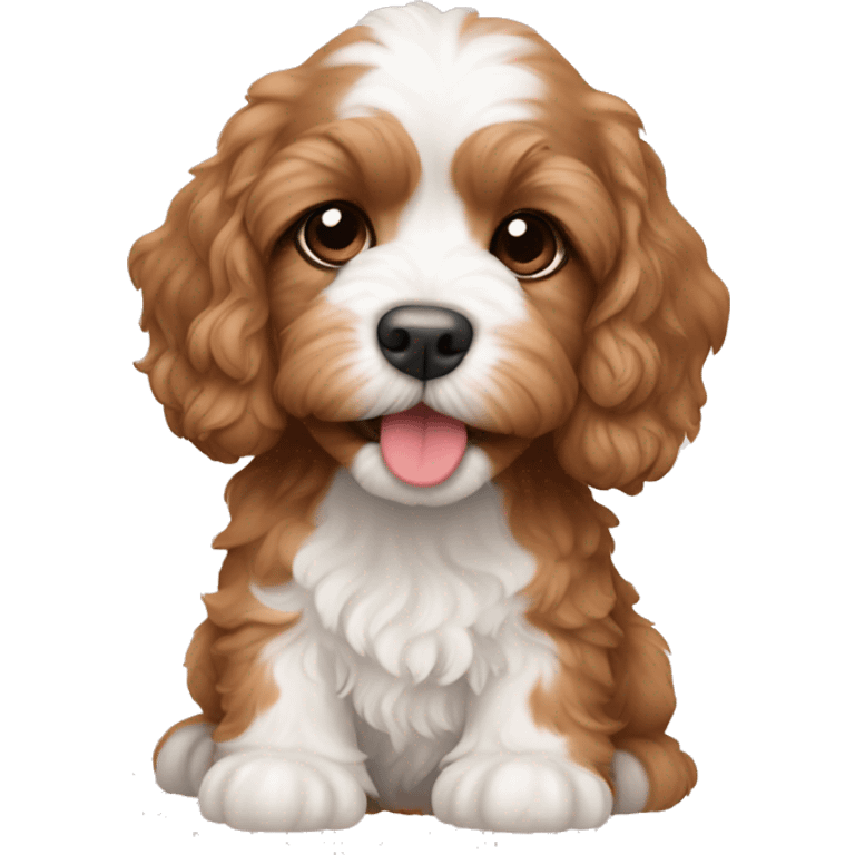 Cavoodle puppy emoji