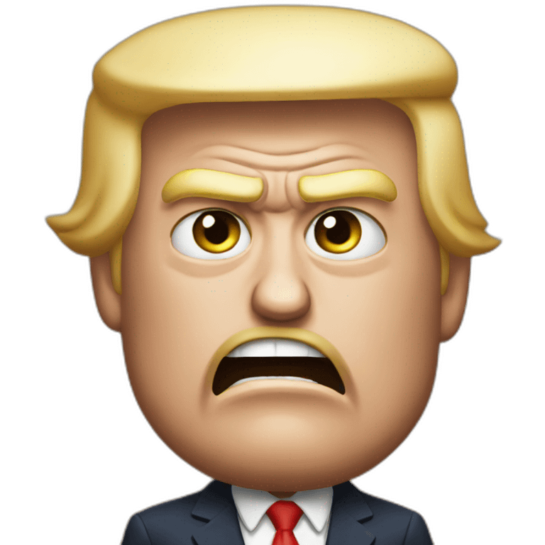 Angry Trump emoji