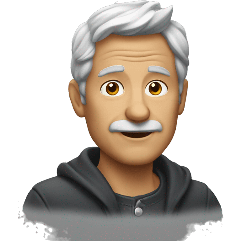 Homme chauve 60 ans  emoji