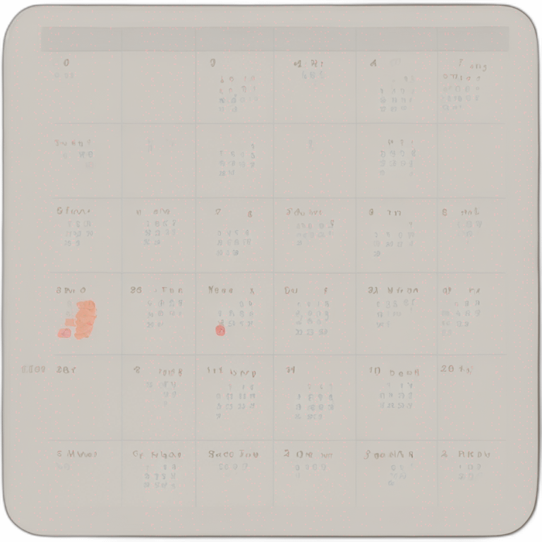 A calendar with crossed-out days emoji