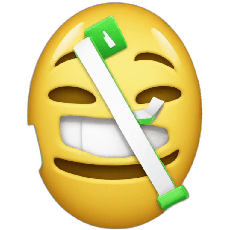 Un écran d'ordinateur avec les lettres vertes qui tombent sur fond noir emoji