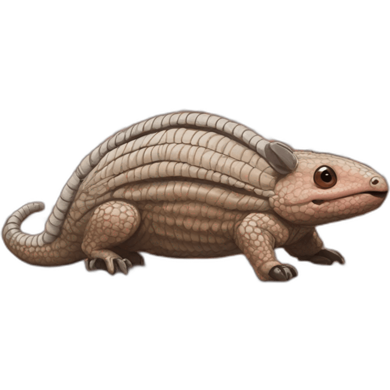 Red Armadillo girdled lizard emoji