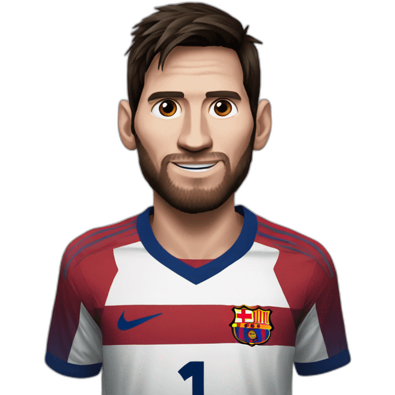 leonel messi but monkey emoji