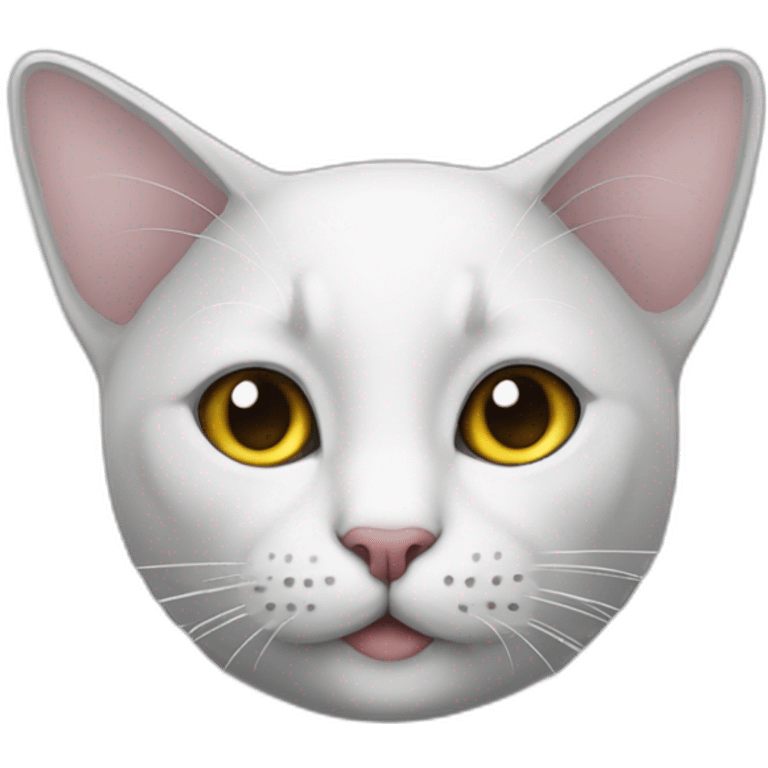 Personne avec des oreilles de chat emoji