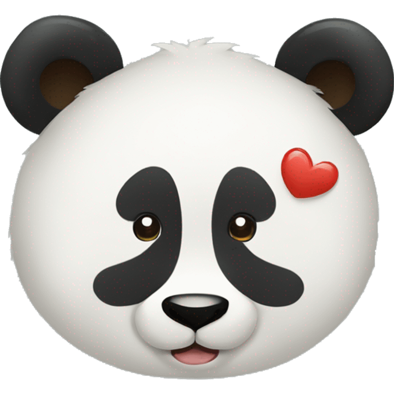 Panda amoureux emoji