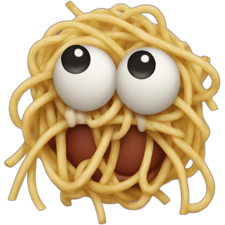 Spaghetti monster emoji